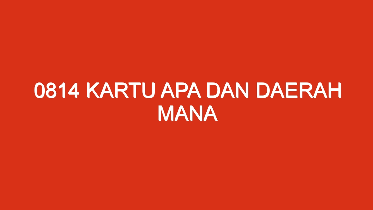 Kartu nomor mana
