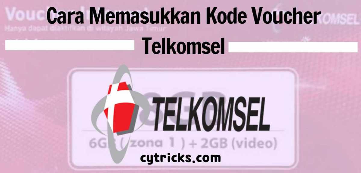 Cara memasukkan voucher telkomsel