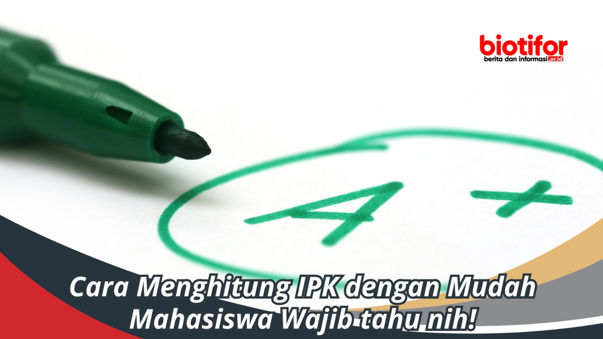 Cara menghitung ipk