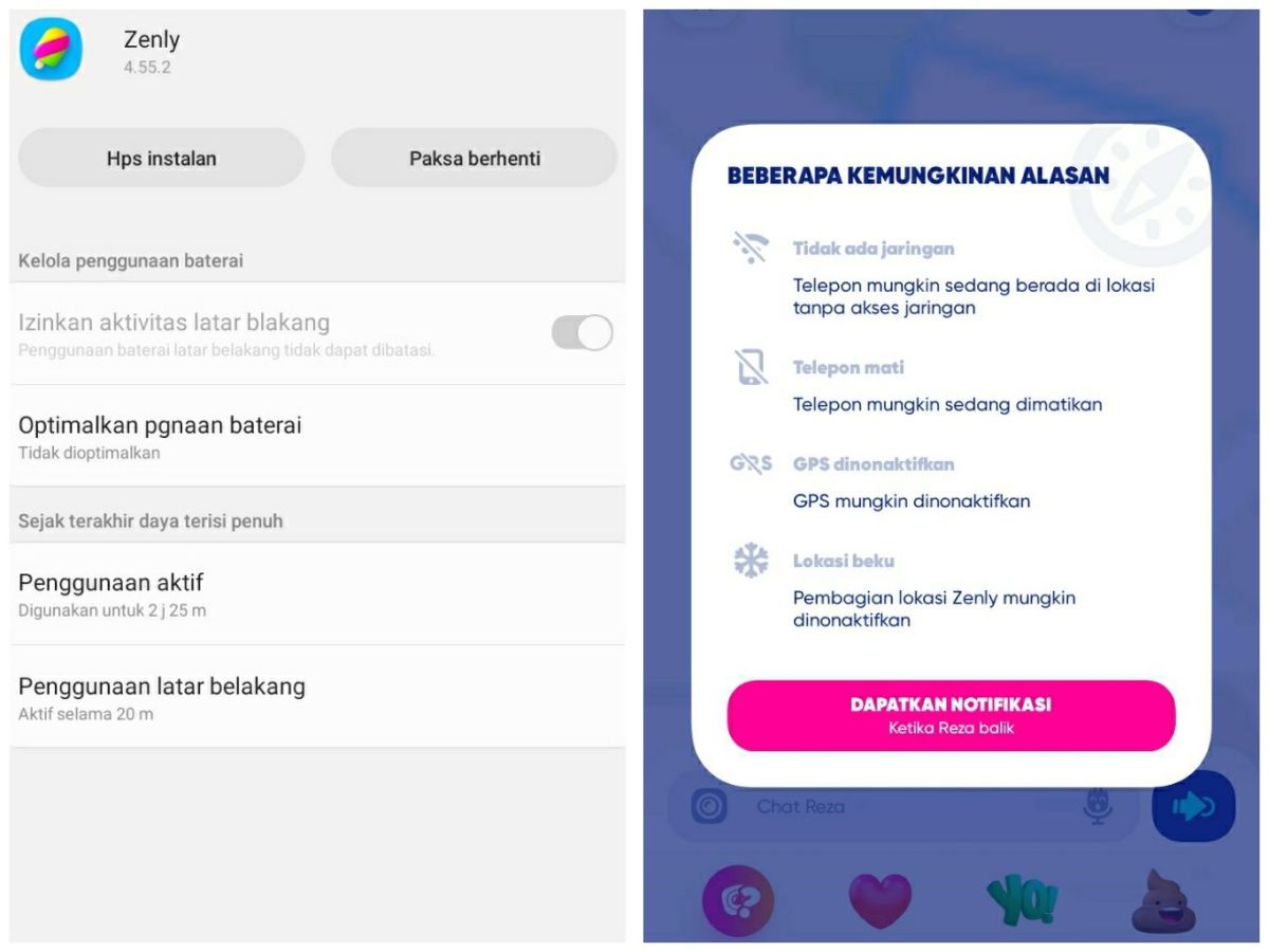 Cara menggunakan aplikasi zenly