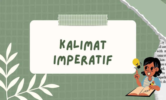 Imperatif kalimat pengertian contoh macam ciri