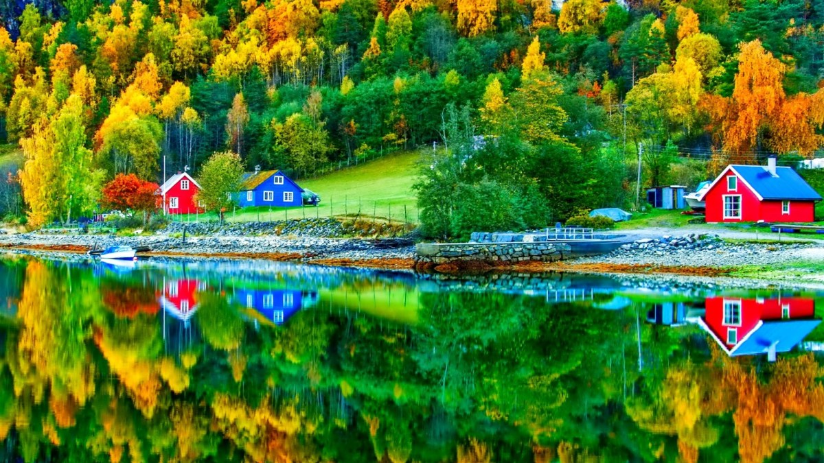 Pemandangan gambar alam indah yang wallpaper hd
