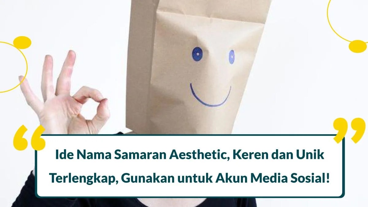 Nama samaran aesthetic
