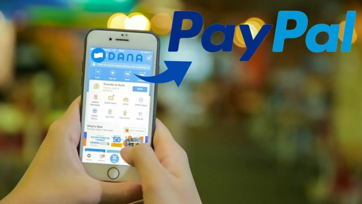 Top up dana via paypal murah