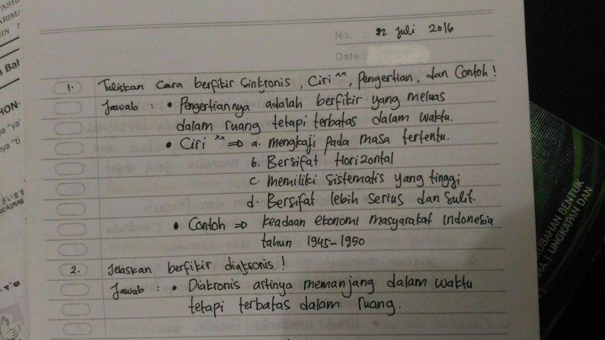 Sejarah Sinkronik