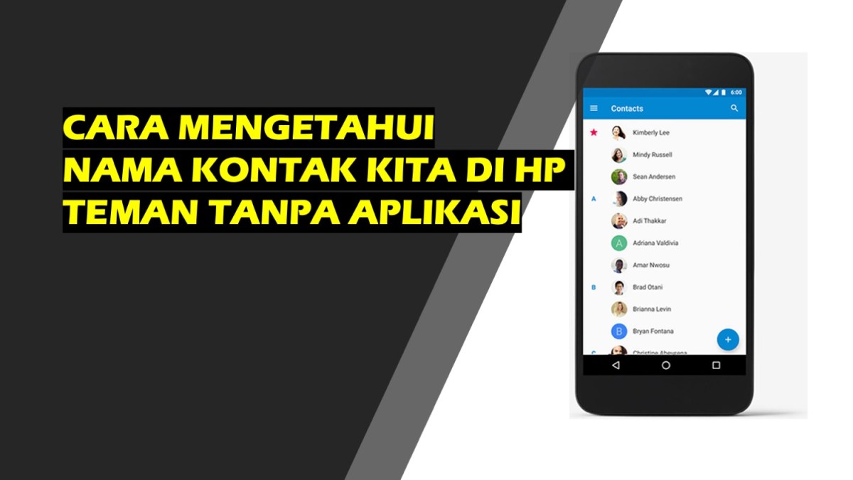 Kontak nama orang