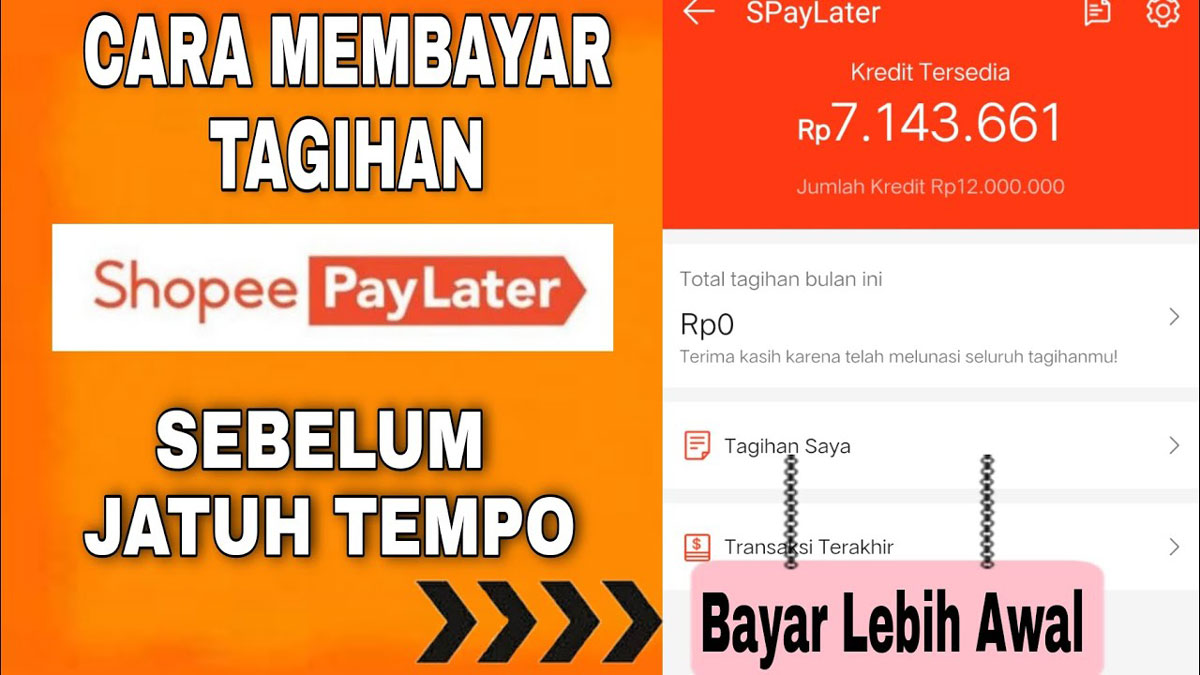 Cara bayar shopee paylater setengah dulu
