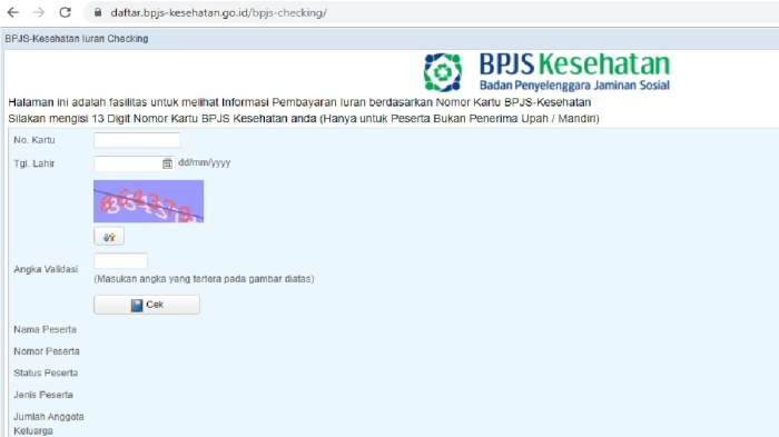 Bagaimana cek bpjs kesehatan aktif