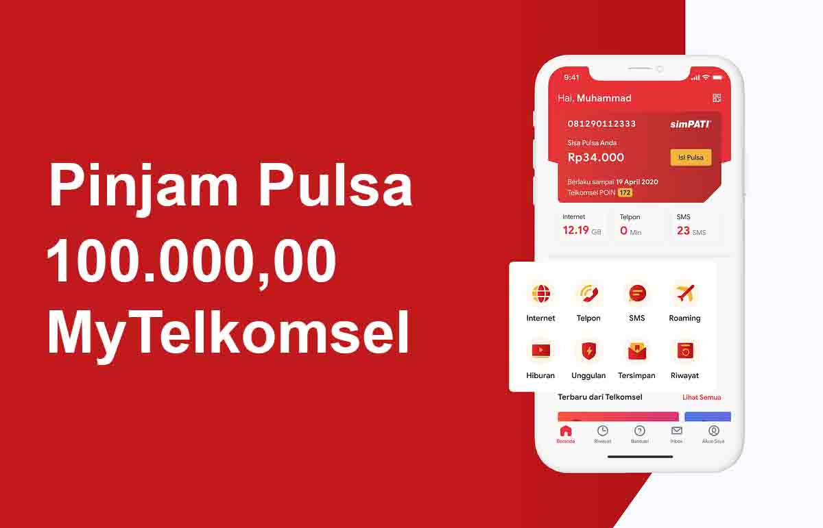Cara hutang pulsa indosat 100 ribu