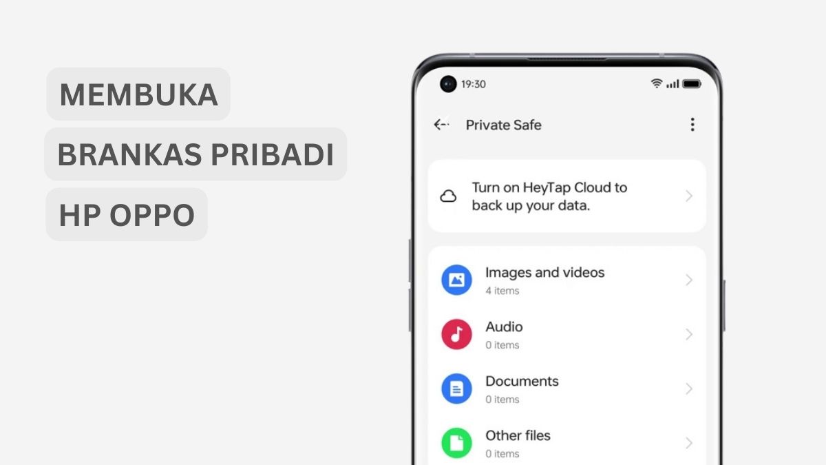 Cara membuka brankas pribadi di hp oppo yang lupa kata sandi