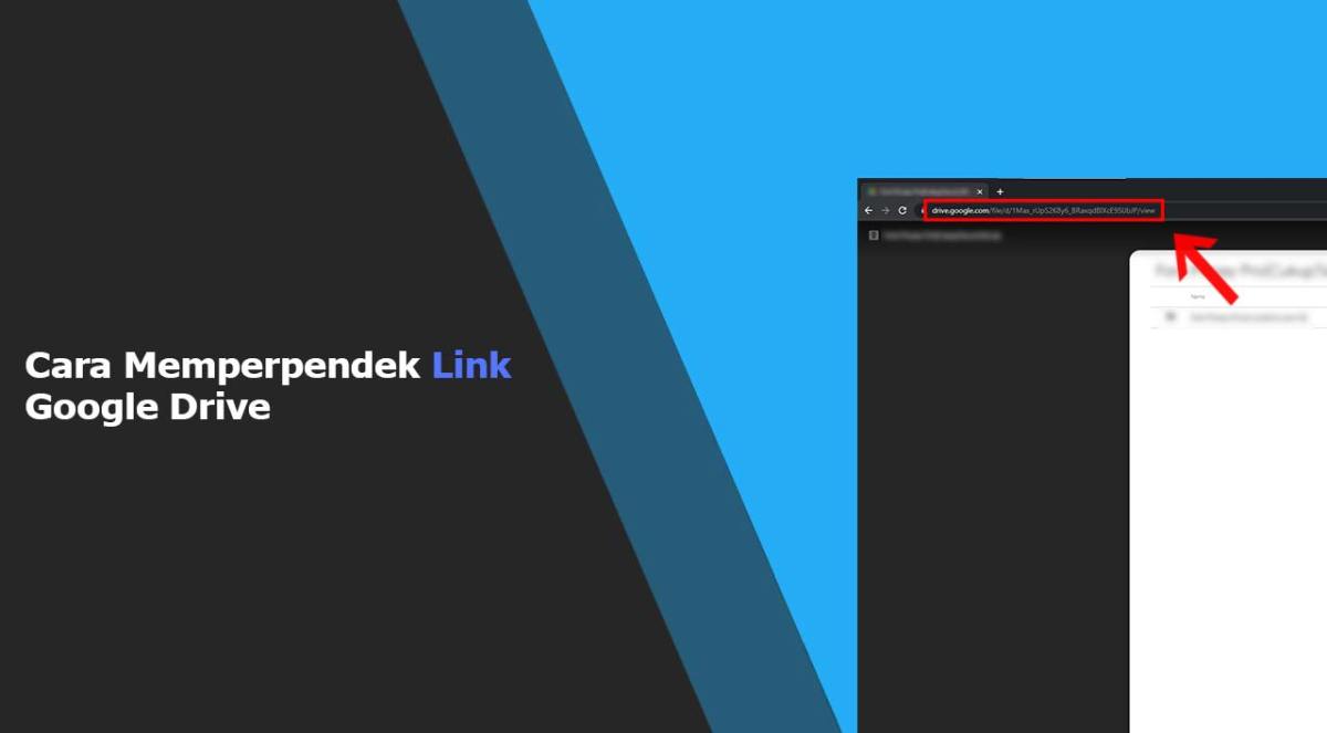Cara memperpendek link google drive
