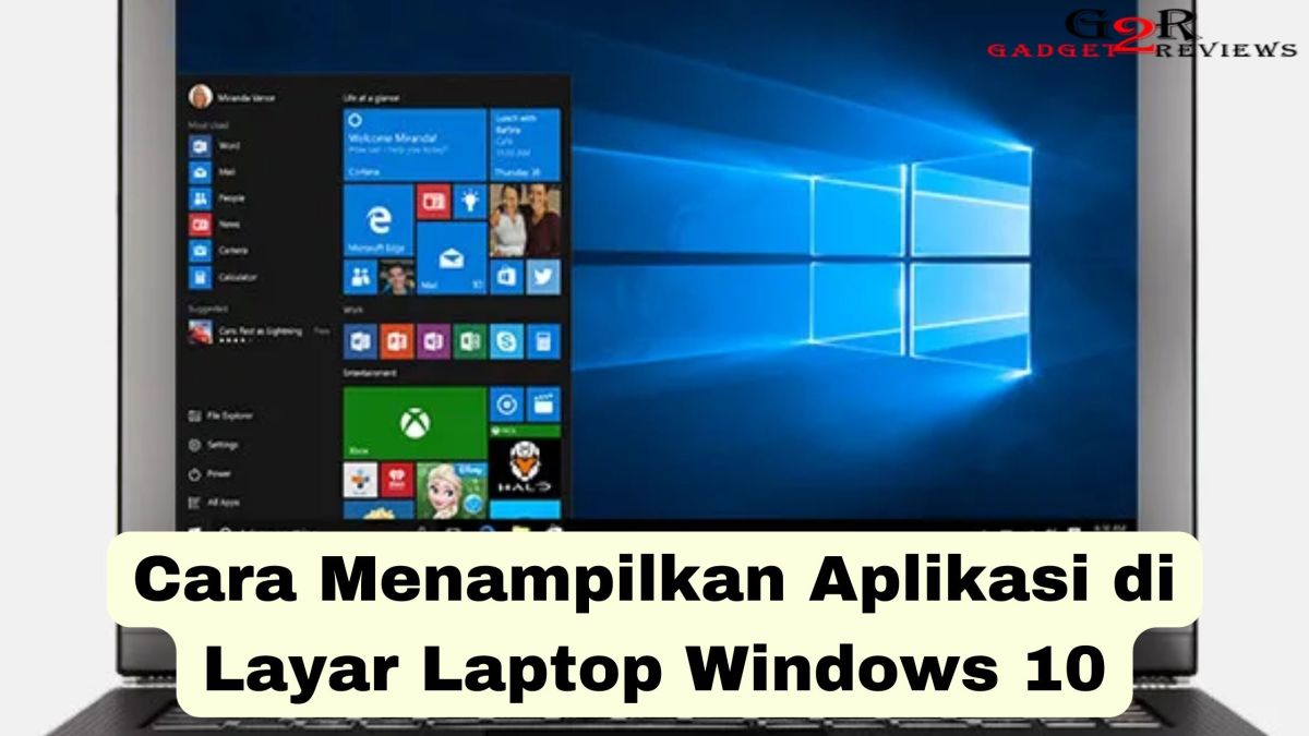 Aplikasi menggambar di laptop