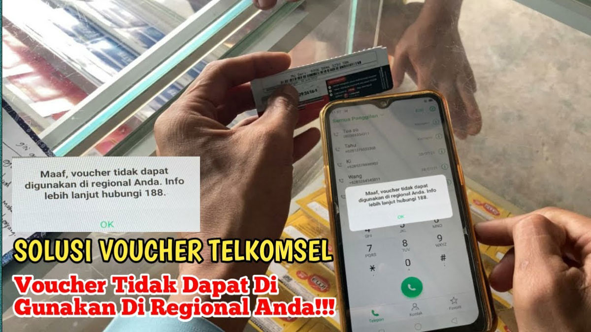 Cara mengatasi voucher telkomsel tidak dapat digunakan di regional anda