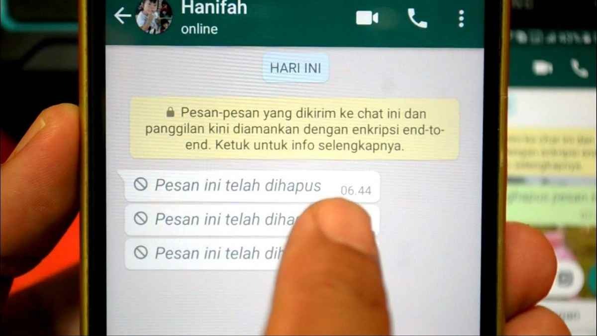 Cara melihat chat wa yang sudah dihapus di hp pasangan