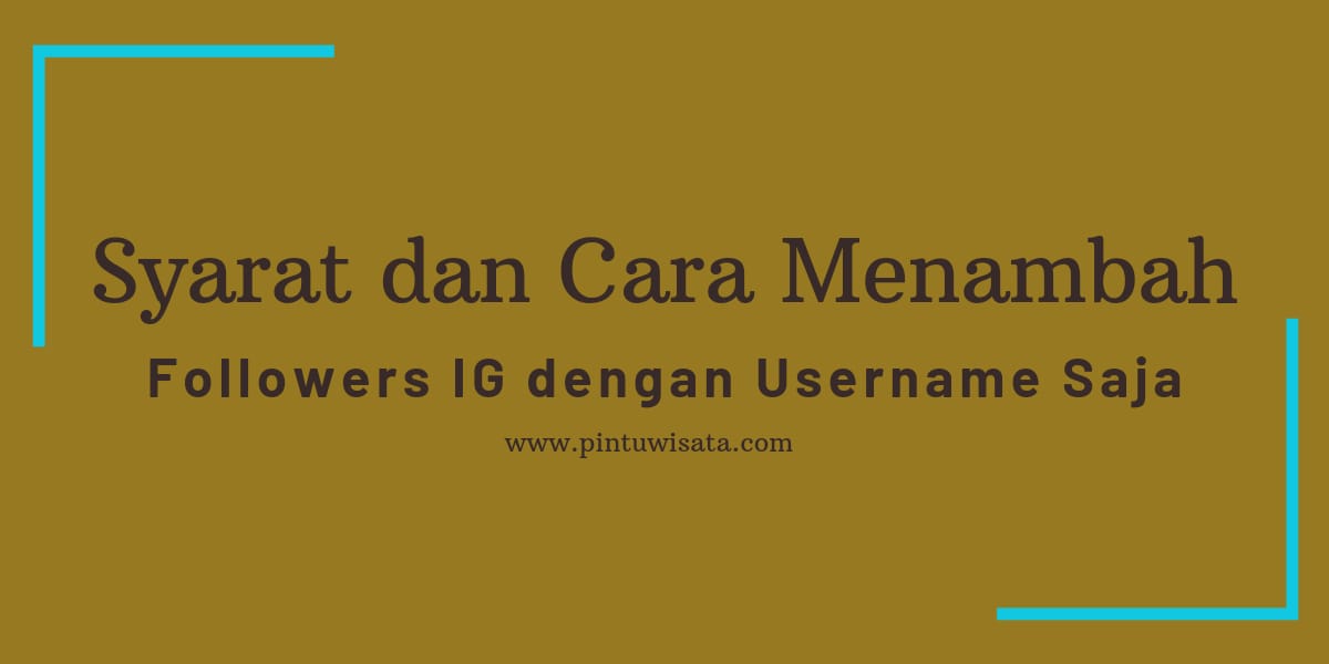 Cara menambah followers ig dengan username saja