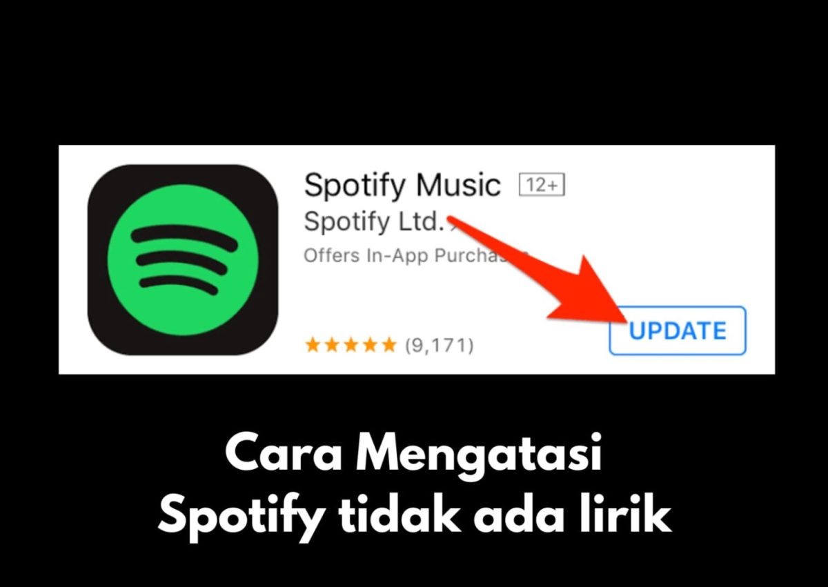 Kenapa spotify tidak ada lirik