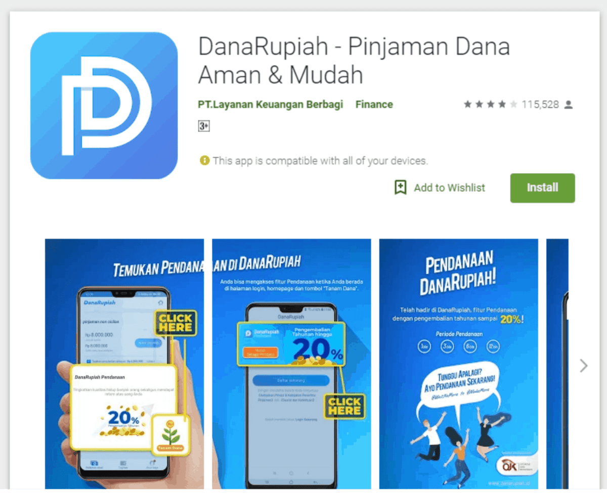 Pinjaman aplikasi cair langsung