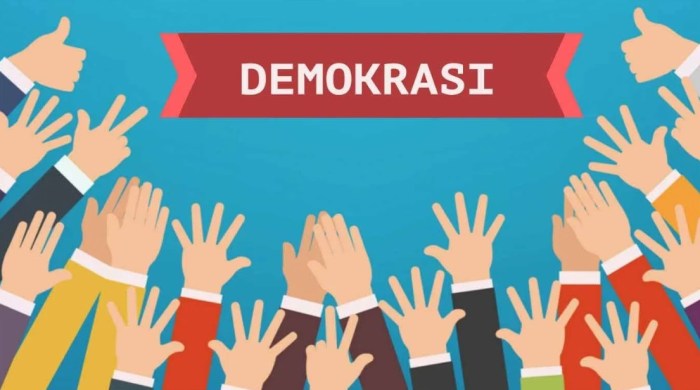 Demokrasi negara hukum tulisan