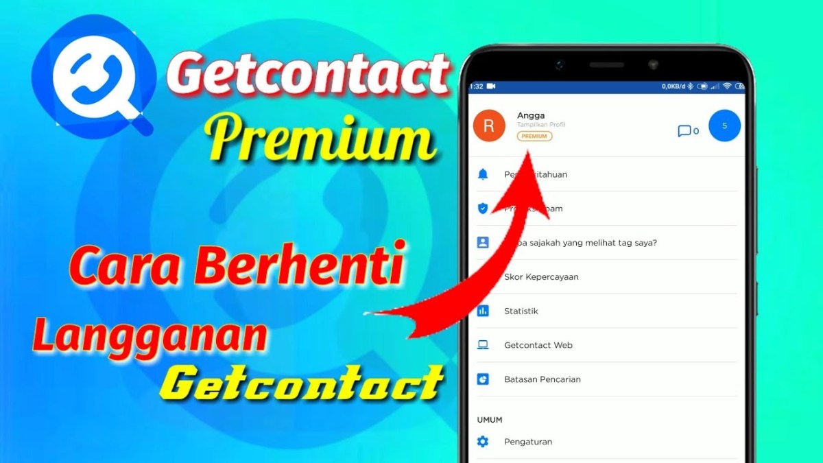 Cara membatalkan getcontact premium