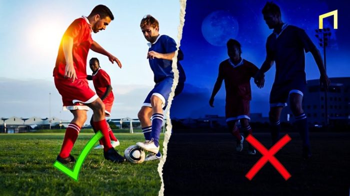Bahaya bermain futsal malam hari dan cara mengatasinya