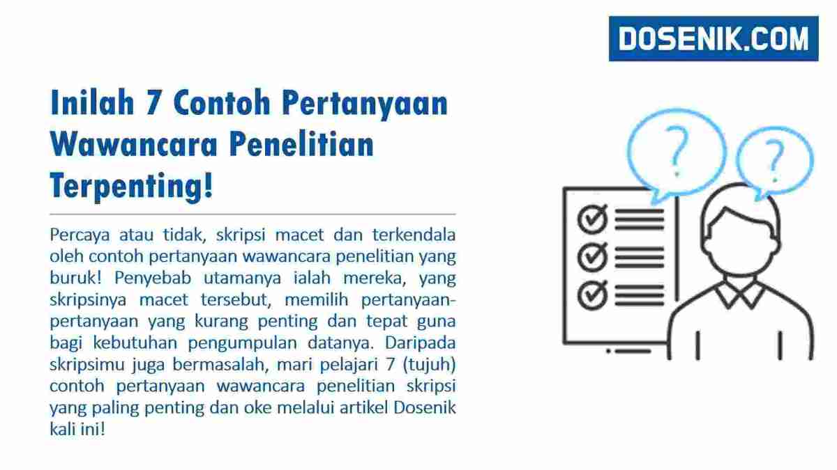 Pertanyaan wawancara