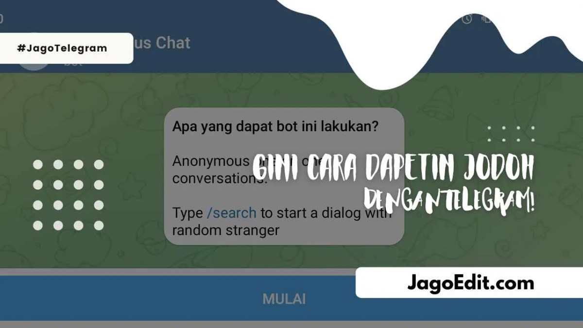 Cara mencari teman di telegram selain anonymous