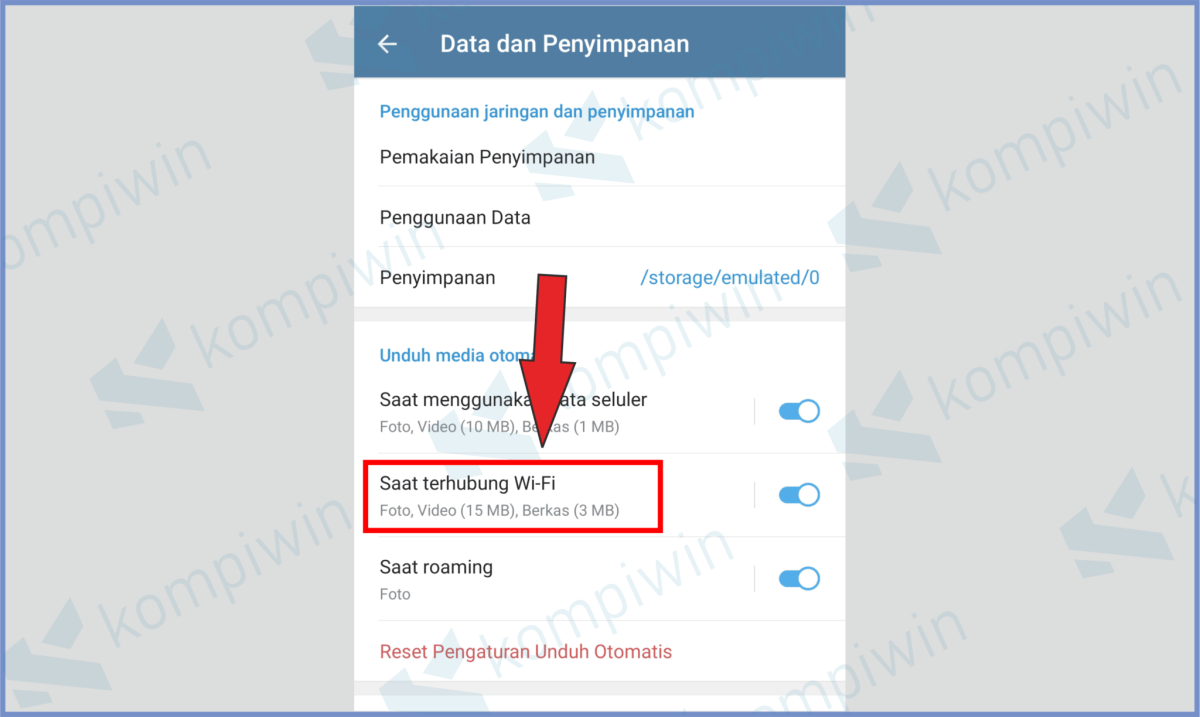 Cara menyimpan video telegram ke galeri yang tidak bisa disimpan