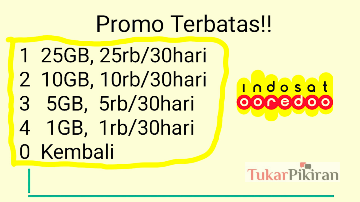 Indosat paket kode rahasia terbaru