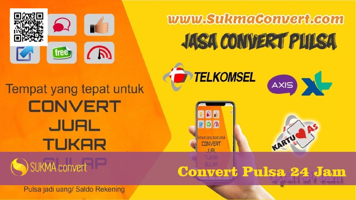 Convert pulsa menjadi uang dengan aplikasi zonaconvert