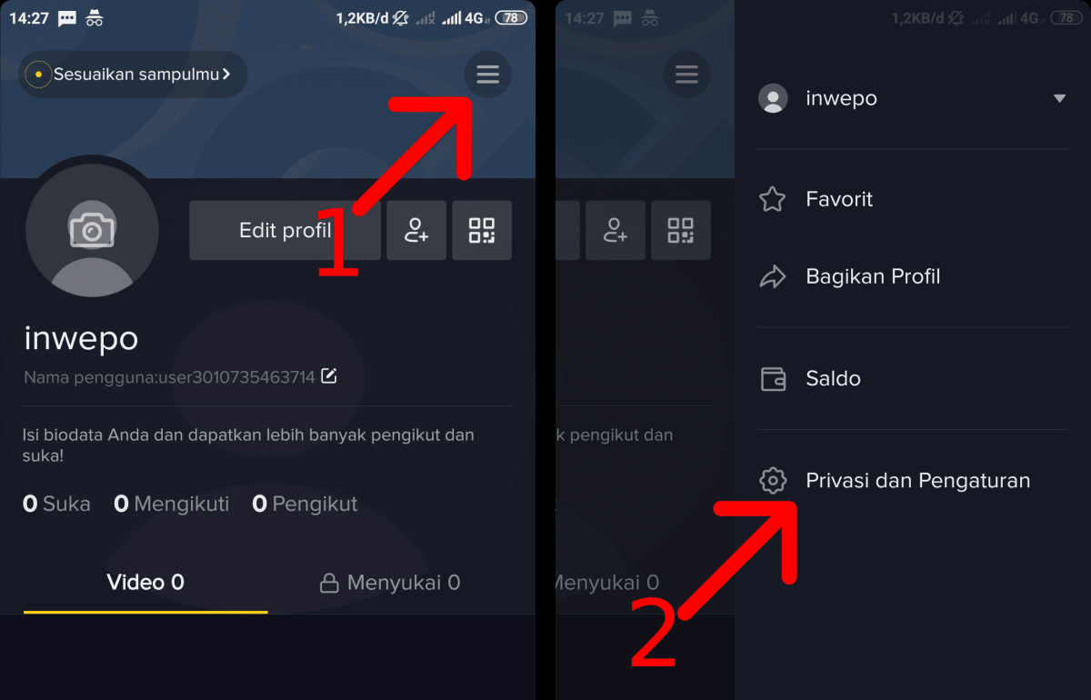 Akun menghapus permanen sementara hapus secara
