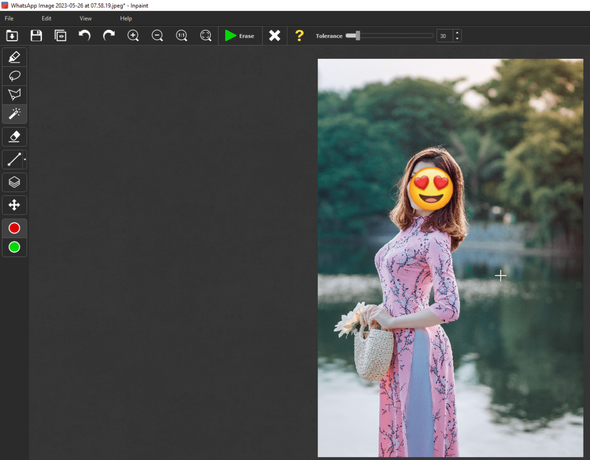 Cara melihat foto yang ditutupi stiker