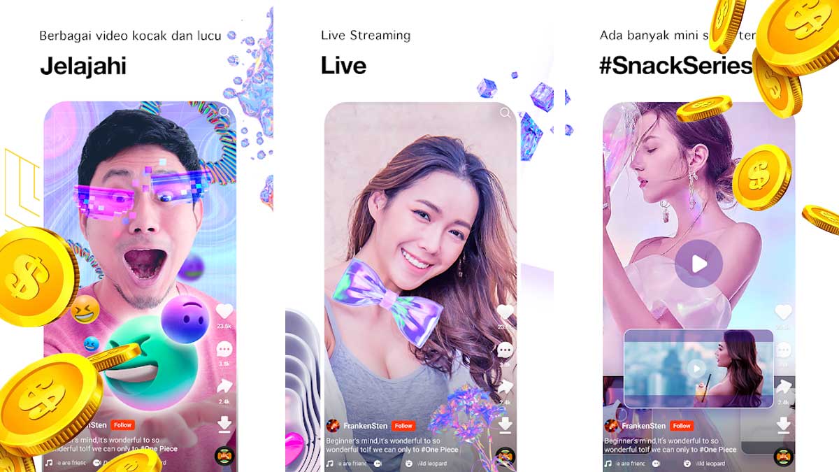 Cara tukar koin snack video
