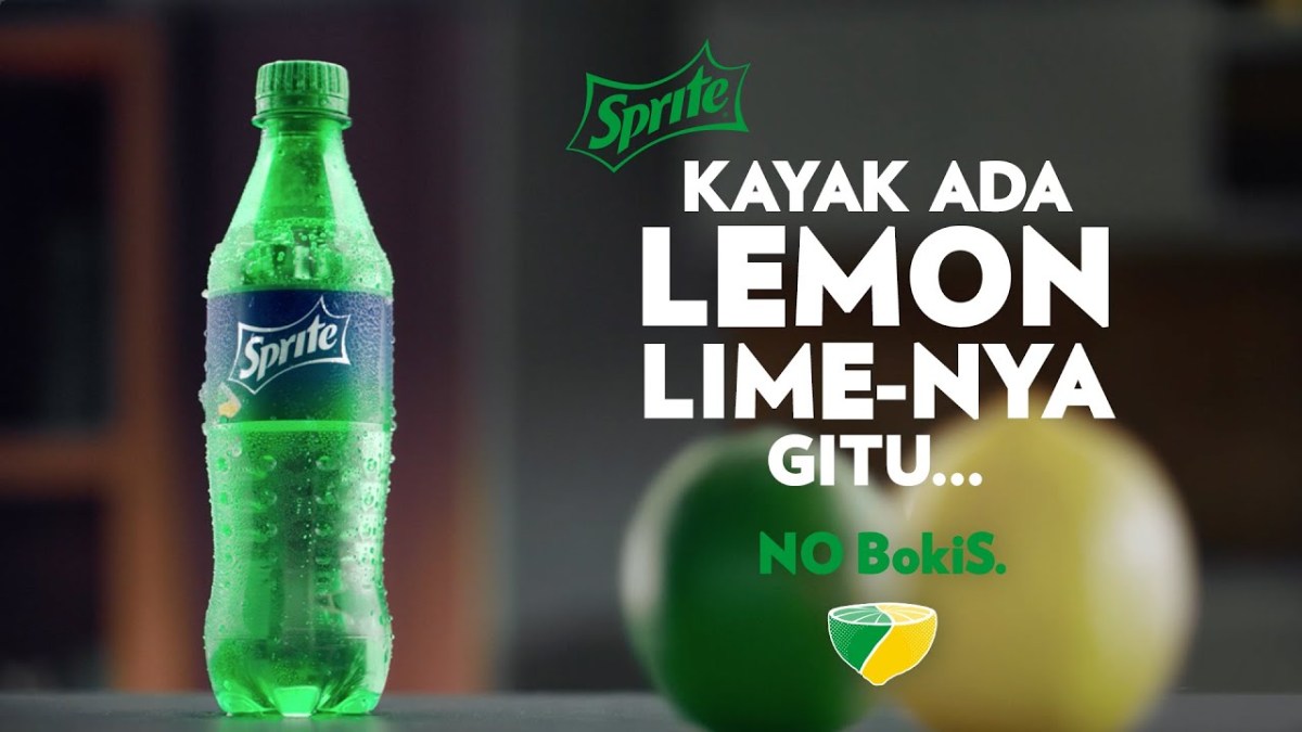Gambar iklan produk minuman yang mudah digambar