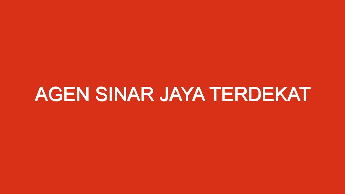 Jaya sinar agen tiket nomor loker haryanto inilah murni adapun layanan menyediakan