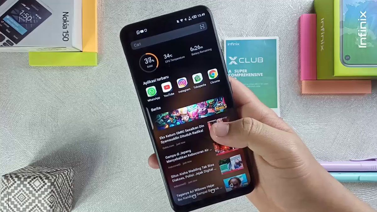 Apakah hp infinix cepat rusak
