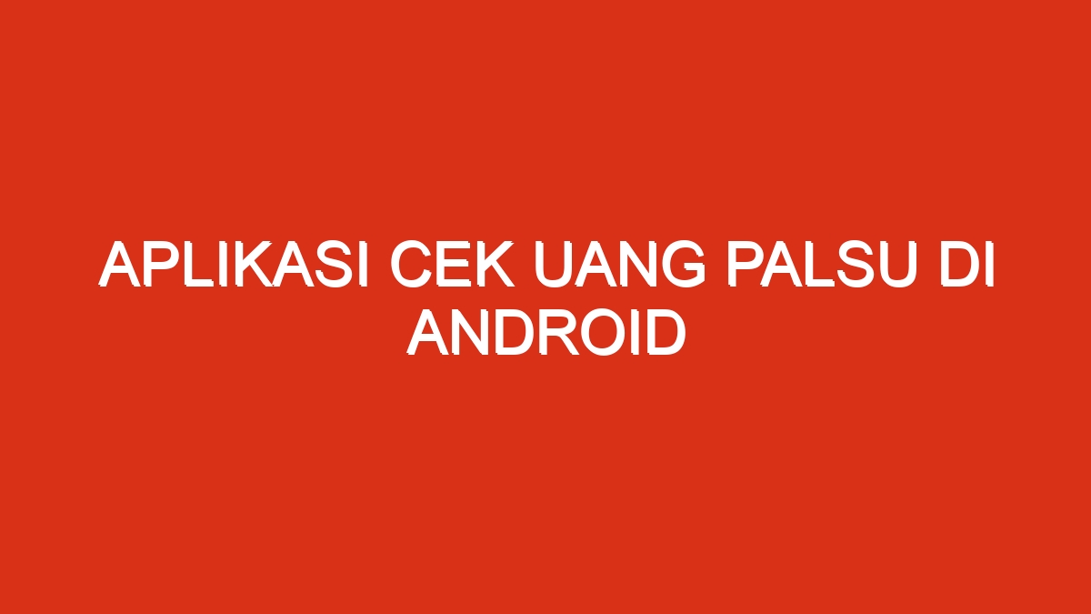 Uang palsu alat lampu deteksi pendeteksi kertas prinsip