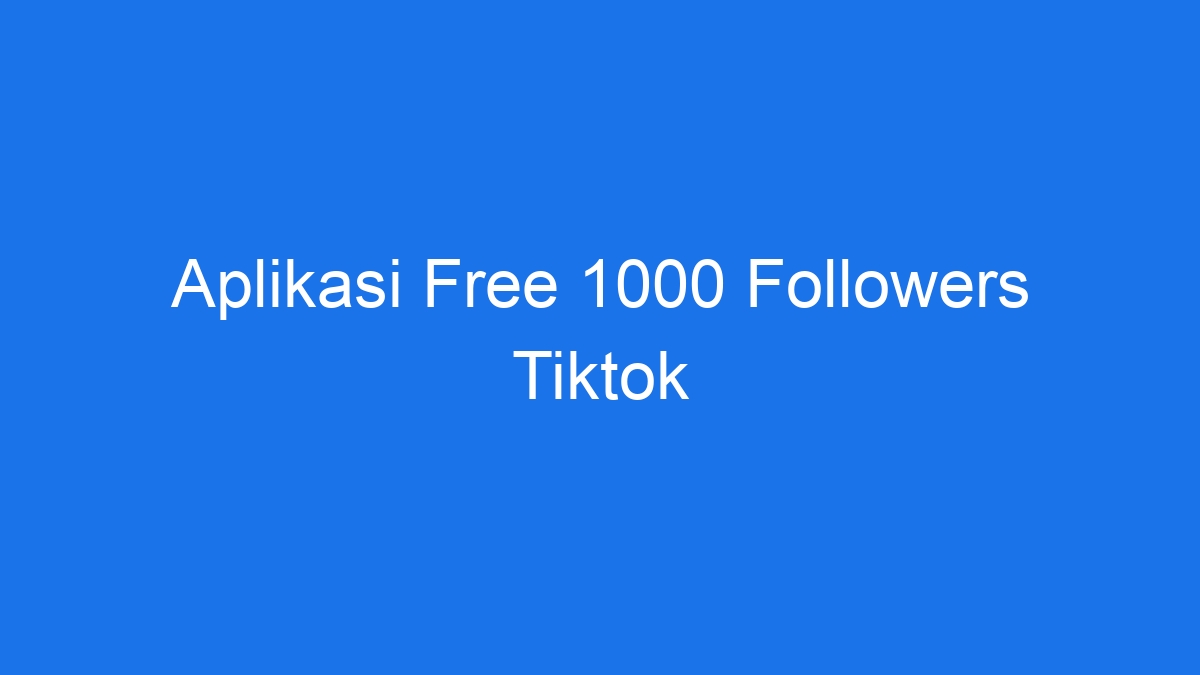 Generator tik tok follower