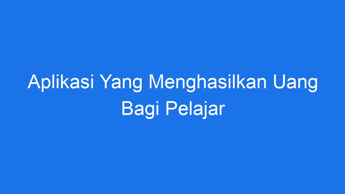Aplikasi uang menghasilkan misi menonton membaca instalasi