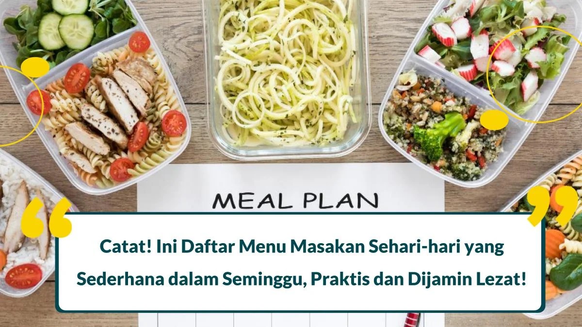 Daftar menu masakan sehari hari agar tidak bosan