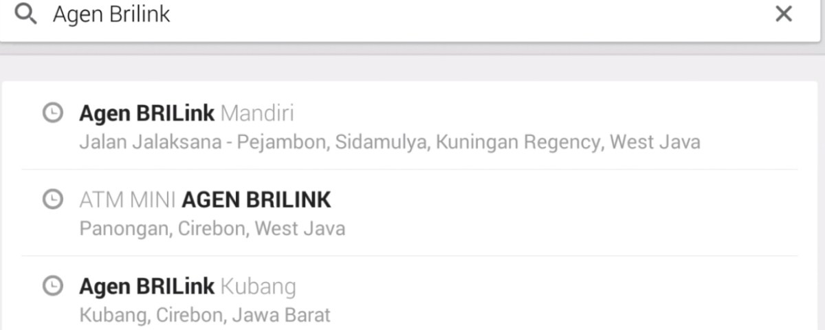 Agen brilink terdekat dari lokasi saya