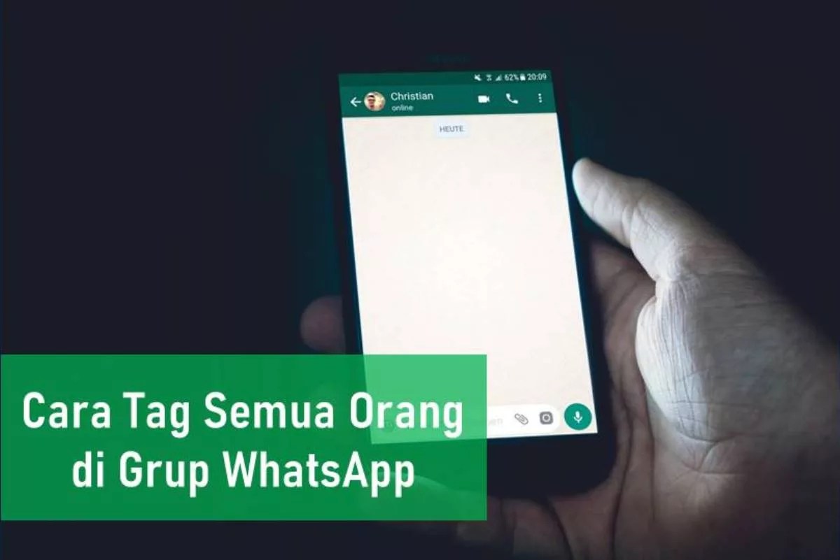 Cara ngetag semua orang di grup whatsapp