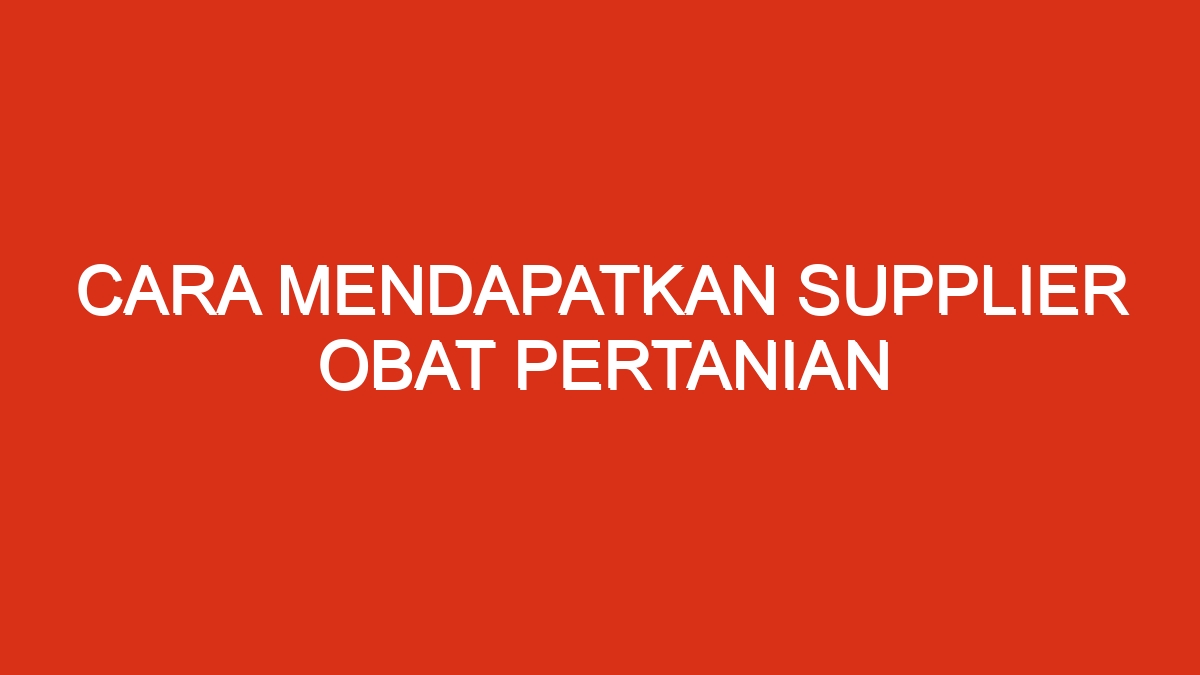 Obat pertanian bisnis pedesaan memulai sukses mediatani
