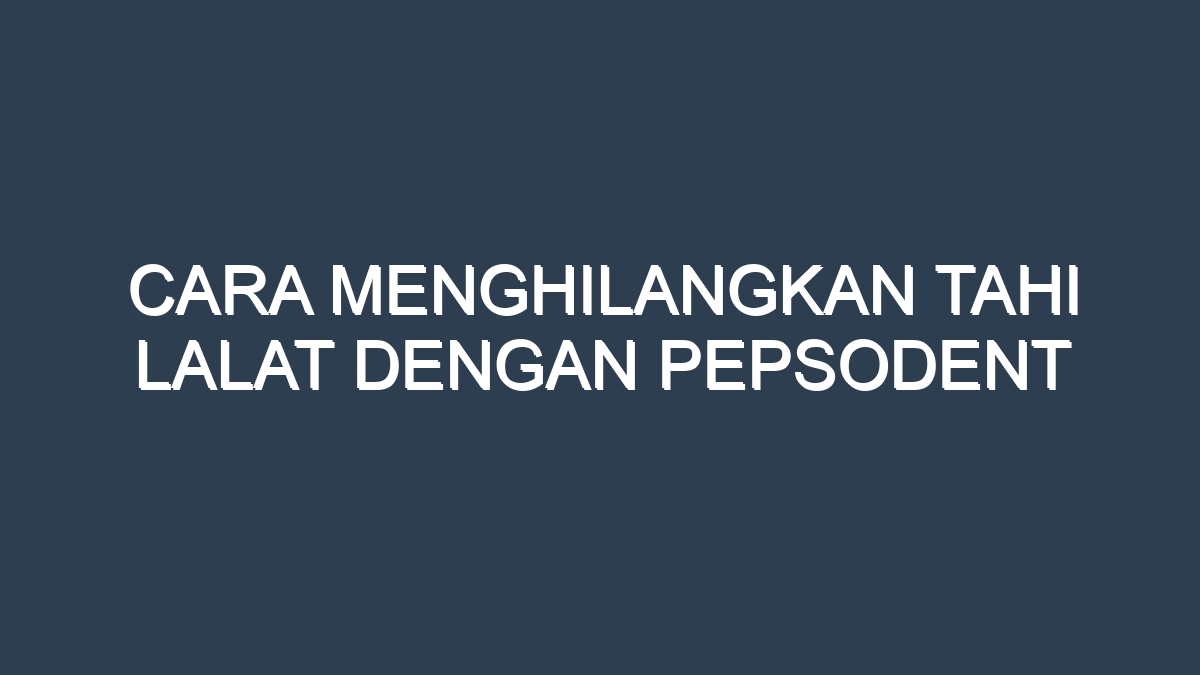 Tahi lalat menghilangkan