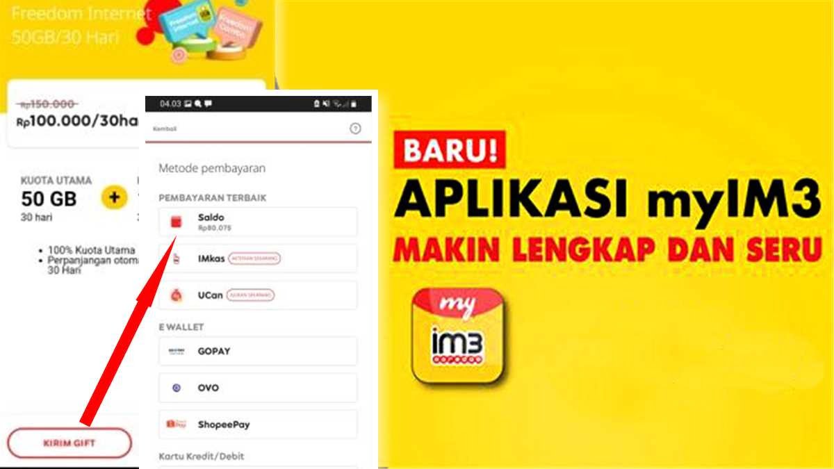 Pulsa indosat sesama tigasiku