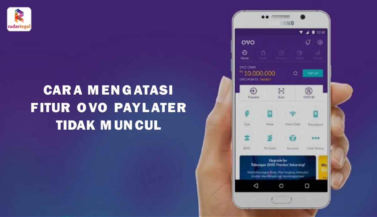 Cara mengatasi ovo paylater tidak muncul