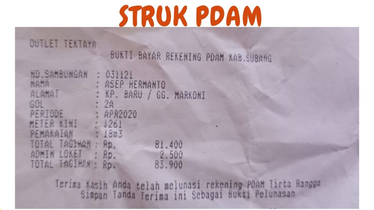 Cek tagihan pdam medan