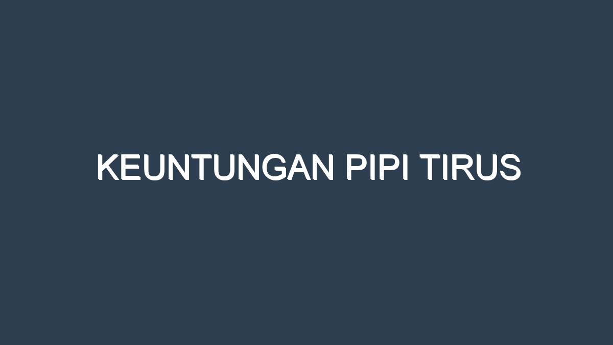 Pipi tirus operasi bikin klinik kecantikan tweet