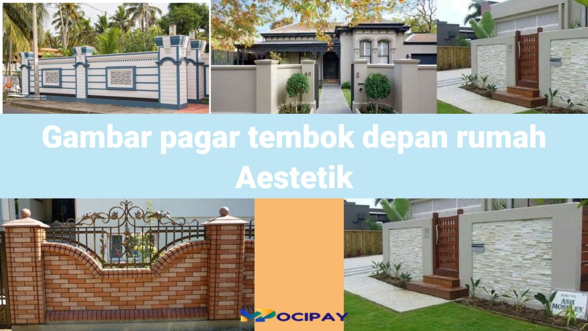 Gambar pagar tembok depan rumah