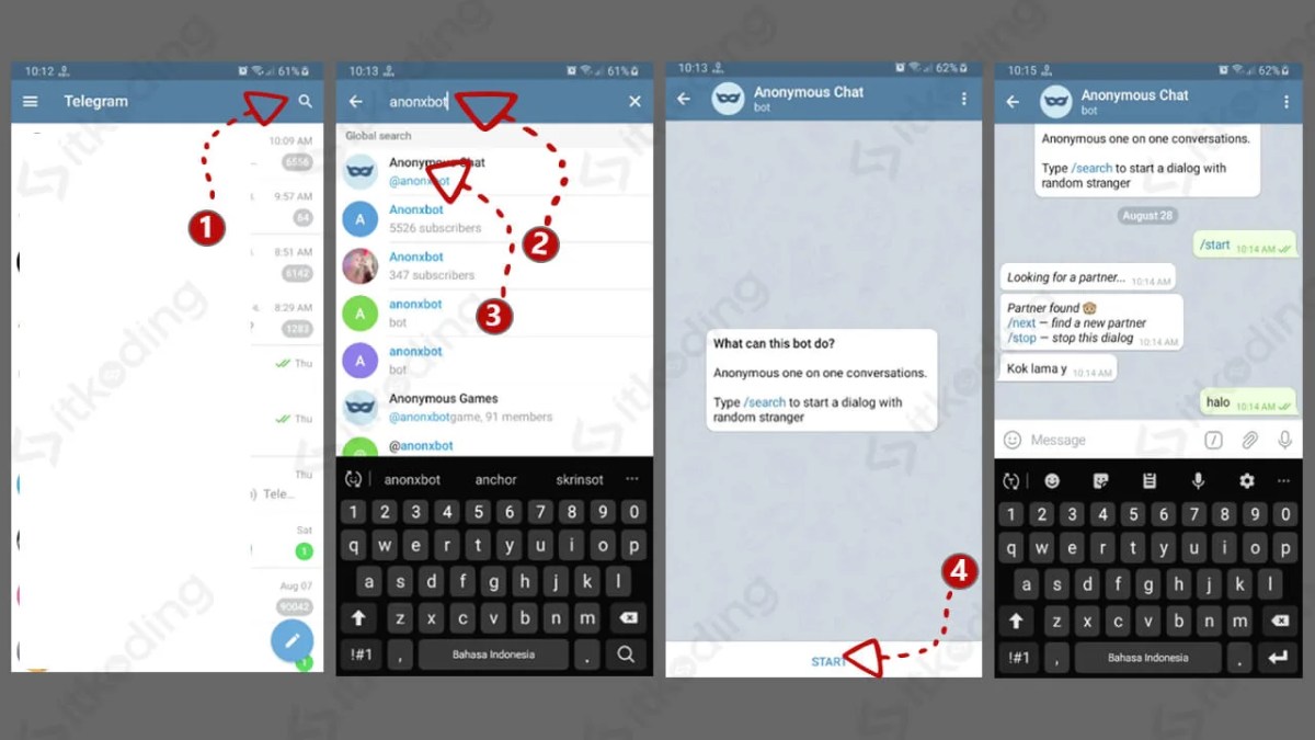 Kenapa chat telegram tiba tiba hilang padahal tidak dihapus