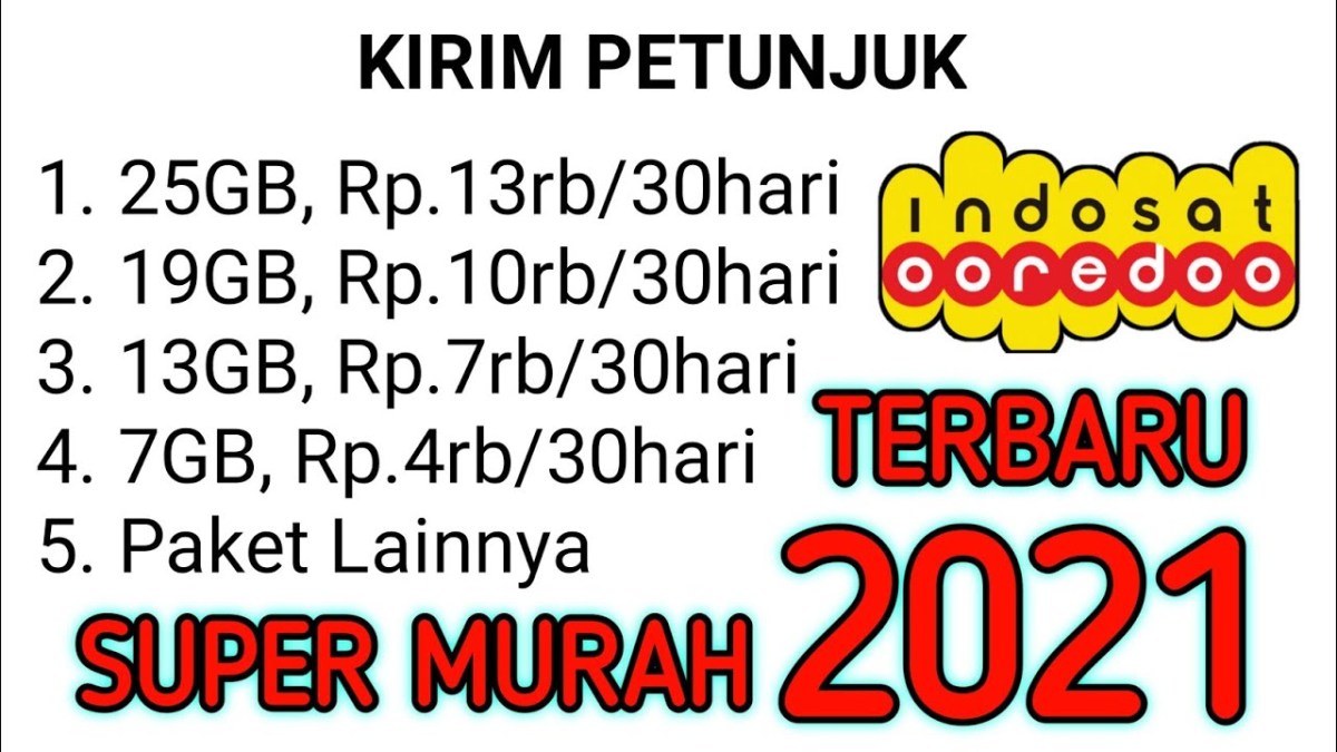 Kode paket murah indosat